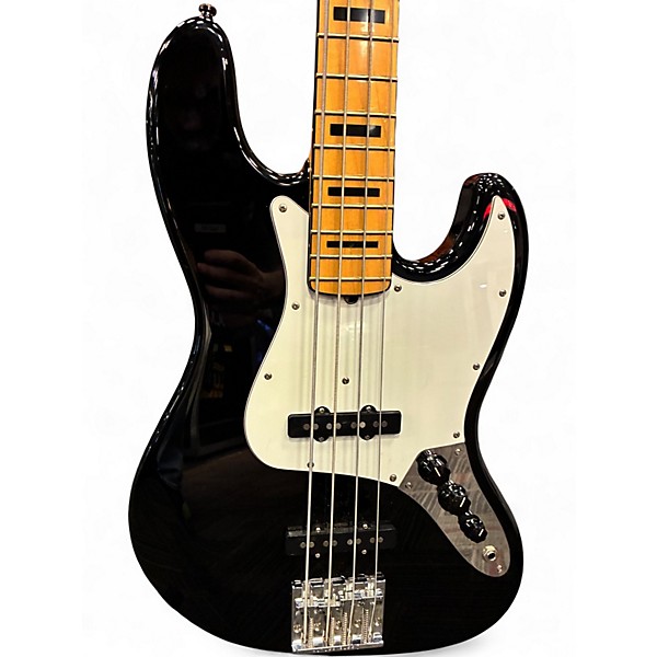 Used Fender Geddy Lee Signature Jazz Bass Black Electric Bass Guitar