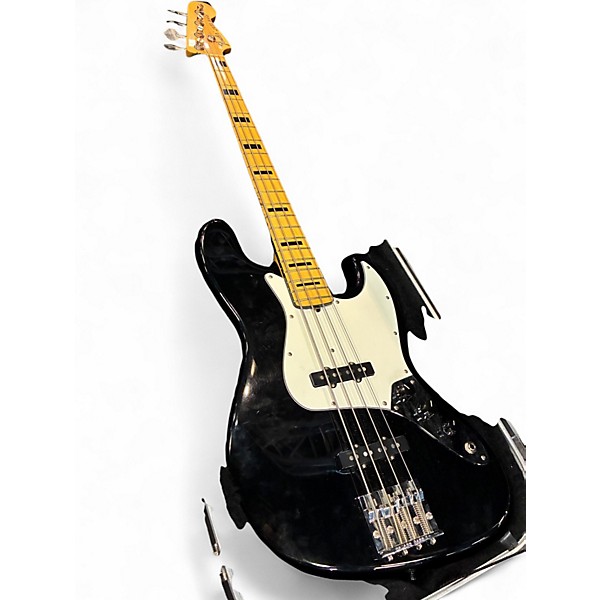 Used Fender Geddy Lee Signature Jazz Bass Black Electric Bass Guitar