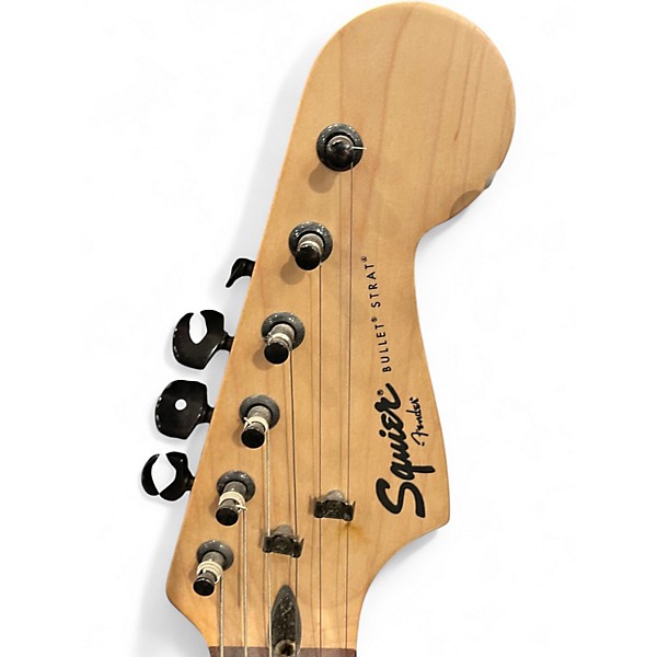 Used Squier Bullet Stratocaster BLACK Solid Body Electric Guitar