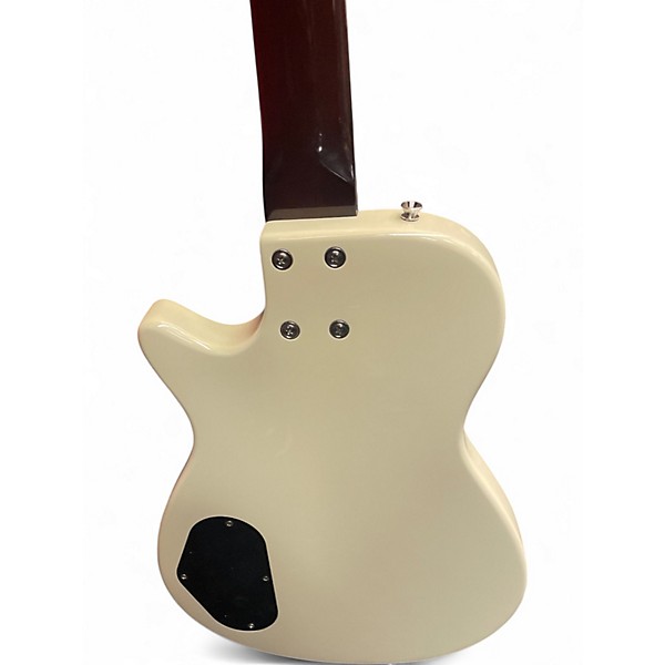 Used Gretsch jet club Vintage White Electric Bass Guitar