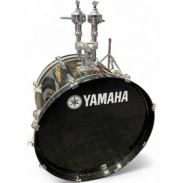 Used Yamaha 4 Piece Stage Custom Trans Dark Green Drum Kit