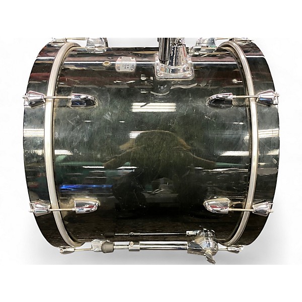 Used Yamaha 4 Piece Stage Custom Trans Dark Green Drum Kit