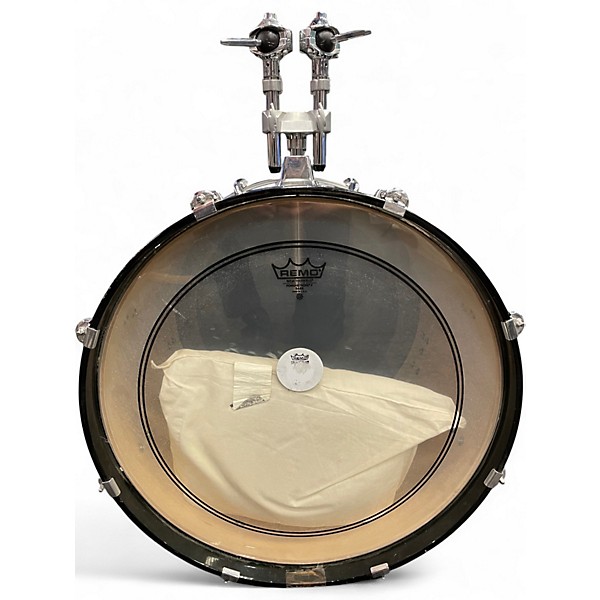 Used Yamaha 4 Piece Stage Custom Trans Dark Green Drum Kit