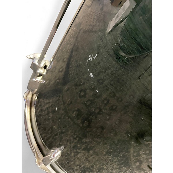 Used Yamaha 4 Piece Stage Custom Trans Dark Green Drum Kit