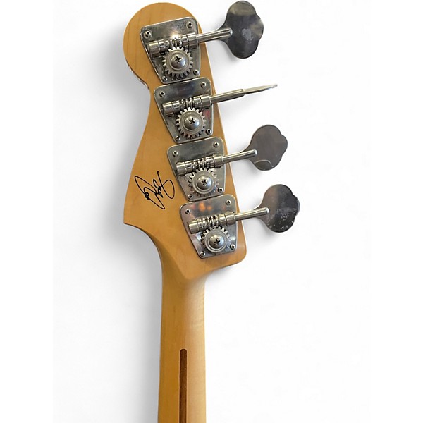 Used Fender Geddy Lee Signature Jazz Bass Black Electric Bass Guitar