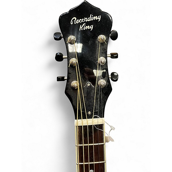 Used Recording King MAXWELL RR36 Black Acoustic Guitar