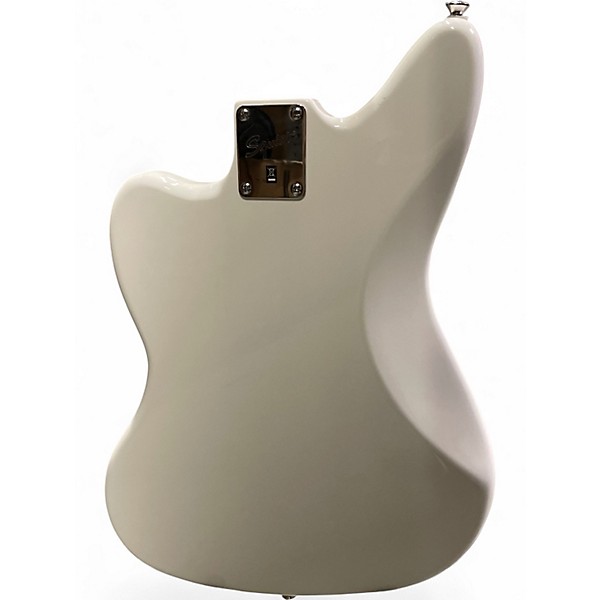 Used Squier JAGUAR  White Solid Body Electric Guitar