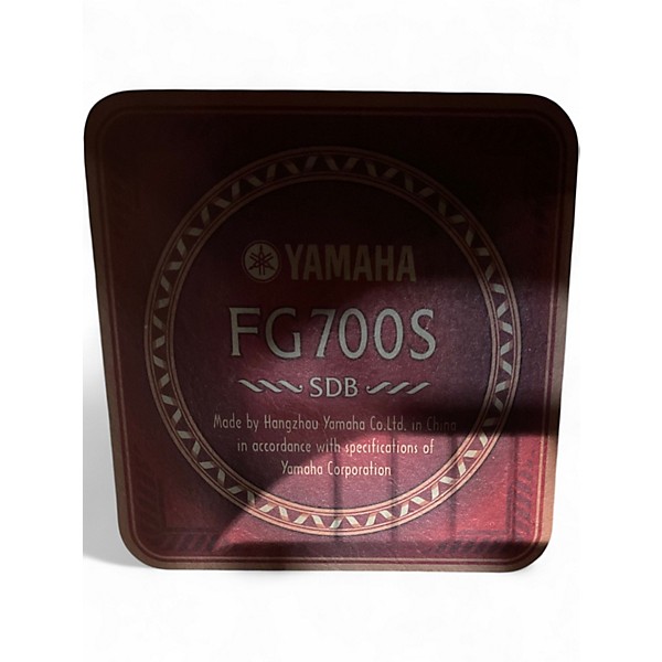 Used Yamaha FG700S Tobacco Burst Acoustic Guitar