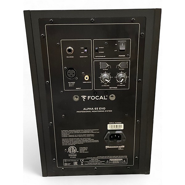 Used Focal ALPHA 65 PAIR Powered Monitor