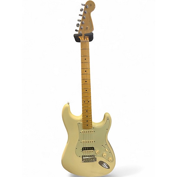 Used Fender American Professional Standard Stratocaster HSS Olympic White Solid Body Electric Guitar