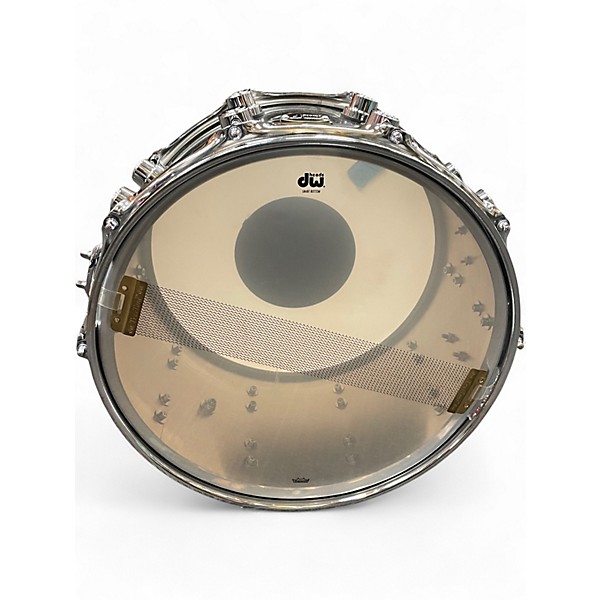 Used DW 14X8 Performance Series Steel Snare Silver Drum