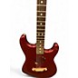 Used Fender DELUXE ACOUSTASONIC STRATOCASTER CRIMSON Acoustic Electric Guitar