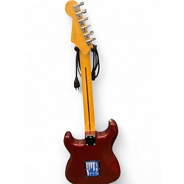 Used Fender DELUXE ACOUSTASONIC STRATOCASTER CRIMSON Acoustic Electric Guitar