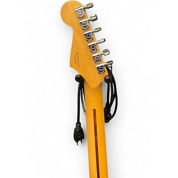 Used Fender DELUXE ACOUSTASONIC STRATOCASTER CRIMSON Acoustic Electric Guitar