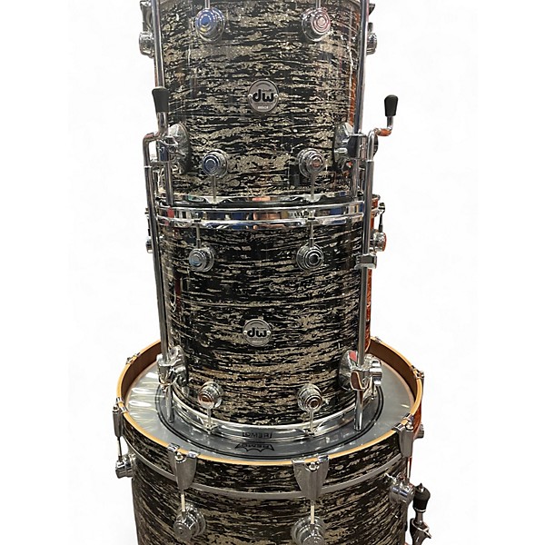 Used DW 5 Piece Collector's Series Maple Mahogany BLACK OYSTER Drum Kit