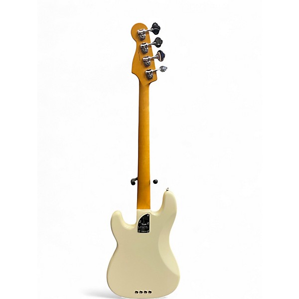 Used Fender American Professional II Precision Bass Vintage White Electric Bass Guitar