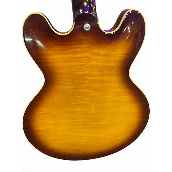 Used 2021 Gibson ES335 Figured Iced Tea Hollow Body Electric Guitar