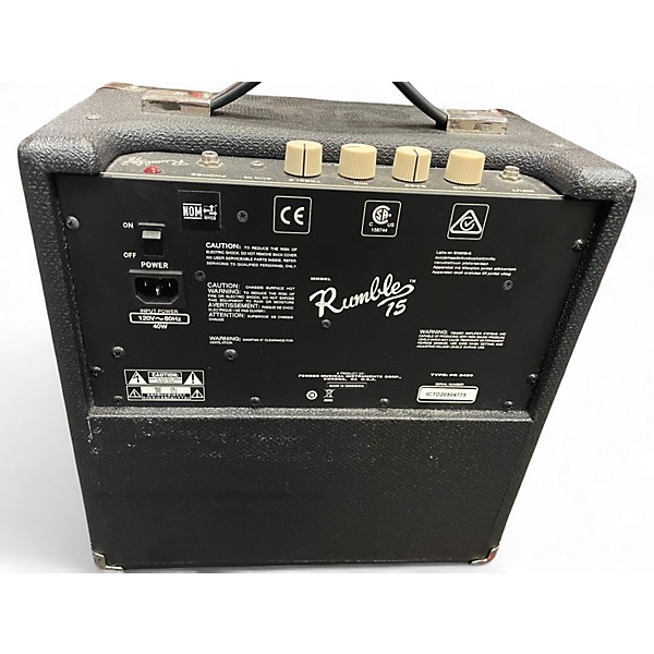 Used Fender Rumble 15 15W 1X8 Bass Combo Amp