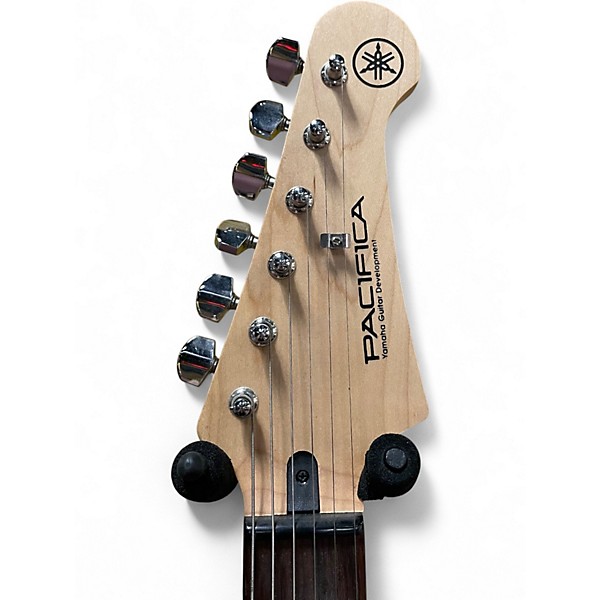 Used 2009 Yamaha Pacifica Black Solid Body Electric Guitar