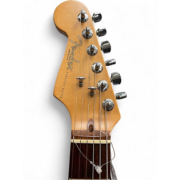 Used 2000 Fender American Standard Stratocaster Left Handed 3 Tone Sunburst Electric Guitar