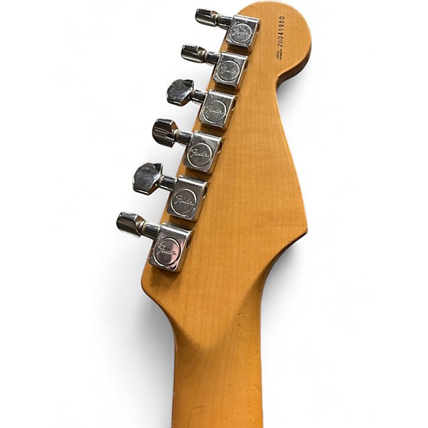 Used 2000 Fender American Standard Stratocaster Left Handed 3 Tone Sunburst Electric Guitar