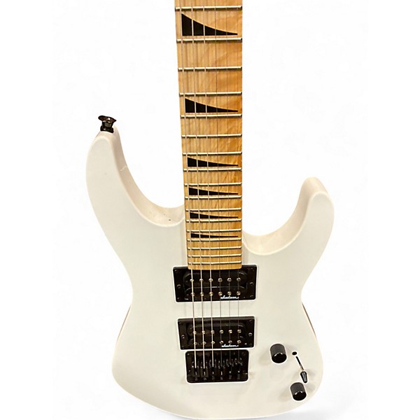 Used Jackson DINKY MINION White Solid Body Electric Guitar