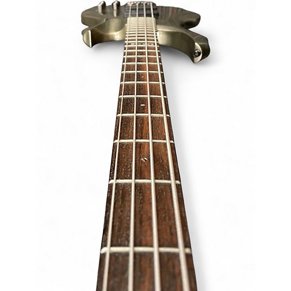 Used ESP LTD F-204 Olive Metallic Electric Bass Guitar