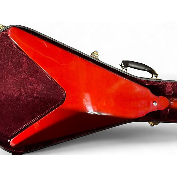 Used Gibson custom shop 67 reissue flying v Candy Apple Red Solid Body Electric Guitar