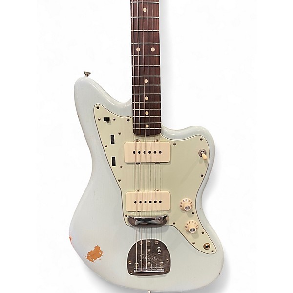 Used Fender custom shop 64 jazzmaster relic Daphne Blue Solid Body Electric Guitar