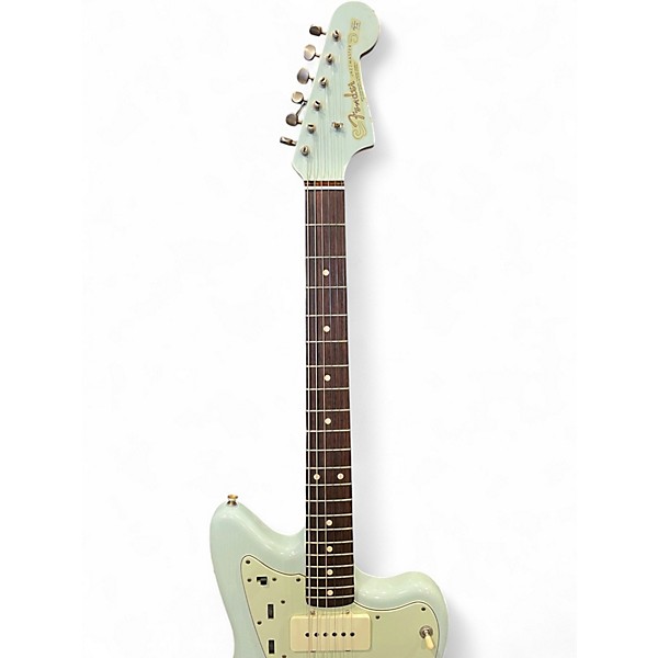 Used Fender custom shop 64 jazzmaster relic Daphne Blue Solid Body Electric Guitar