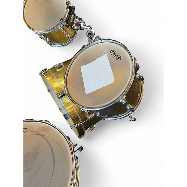 Used Pearl 4 Piece Vision GOLD FLAKE Drum Kit