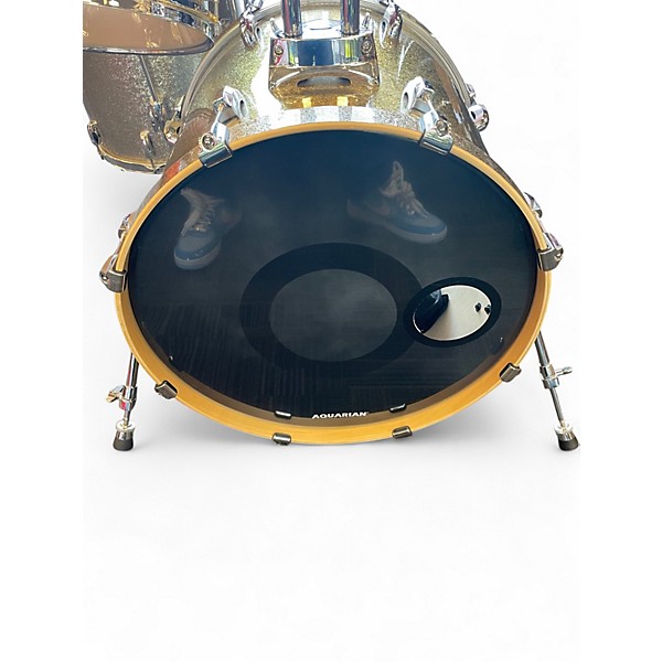 Used Pearl 4 Piece Vision GOLD FLAKE Drum Kit