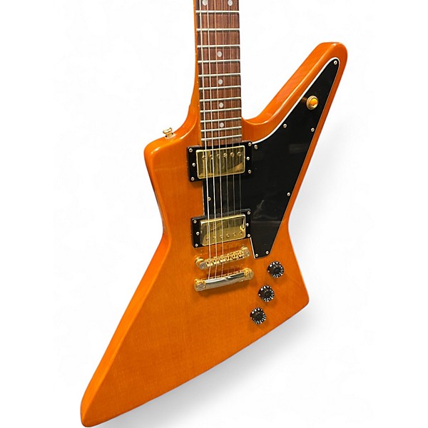 Used Epiphone Korina 1958 Explorer Natural Solid Body Electric Guitar