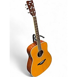 Used Yamaha FG-TA Antique Natural Acoustic Electric Guitar