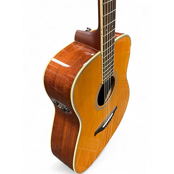 Used Yamaha FG-TA Antique Natural Acoustic Electric Guitar