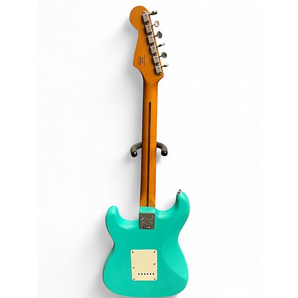 Used Squier 40TH Anniversary Stratocaster Green Solid Body Electric Guitar