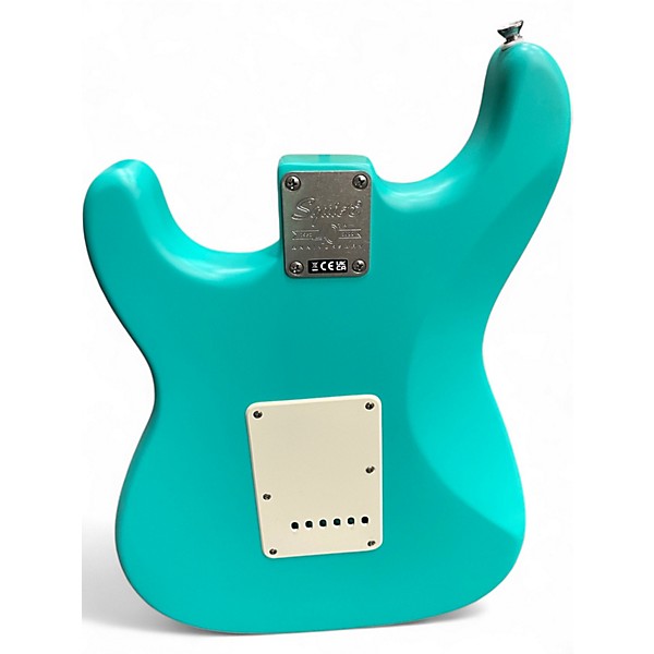 Used Squier 40TH Anniversary Stratocaster Green Solid Body Electric Guitar