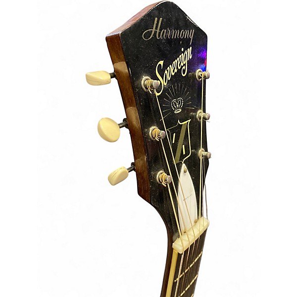 Vintage 1960s Harmony H1203 Antique Natural Acoustic Guitar