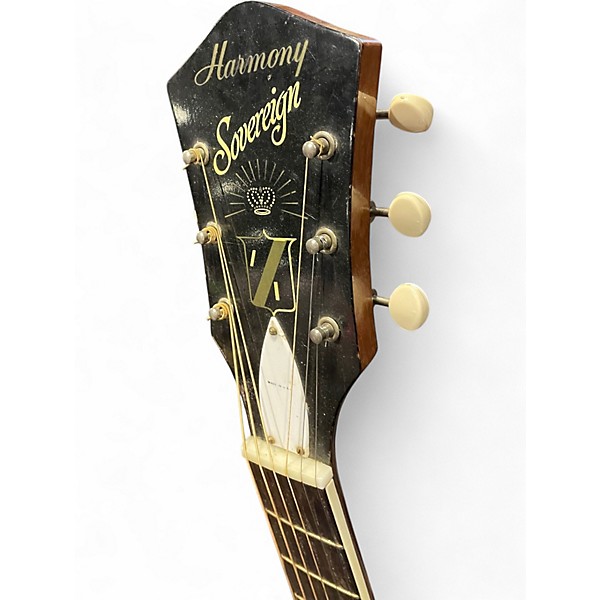 Vintage 1960s Harmony H1203 Antique Natural Acoustic Guitar