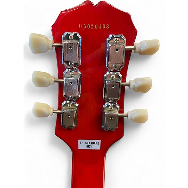 Used 2005 Epiphone Les Paul Standard 2 Color Sunburst Solid Body Electric Guitar