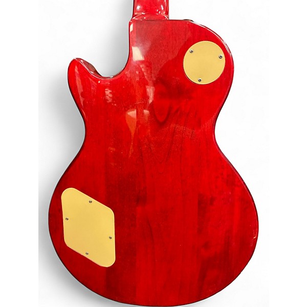 Used 2005 Epiphone Les Paul Standard 2 Color Sunburst Solid Body Electric Guitar