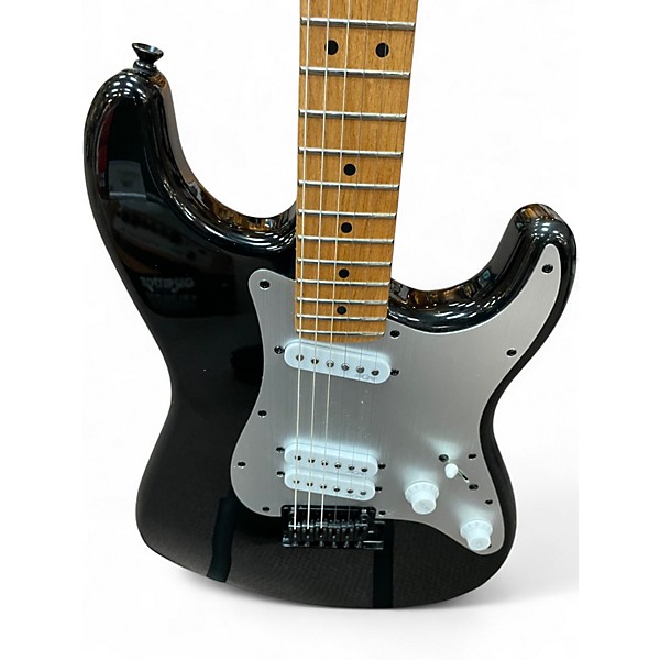 Used Squier Contemporary Stratocaster Black Solid Body Electric Guitar