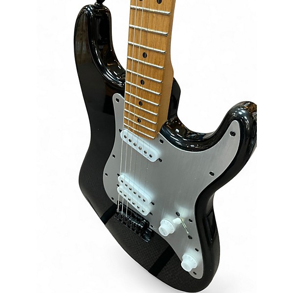 Used Squier Contemporary Stratocaster Black Solid Body Electric Guitar