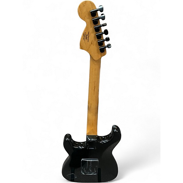 Used Squier Contemporary Stratocaster Black Solid Body Electric Guitar