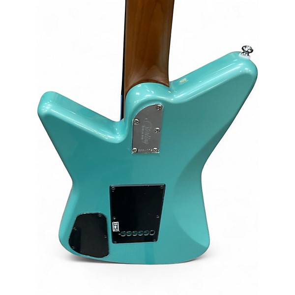 Used Sterling by Music Man mariposa teal Solid Body Electric Guitar