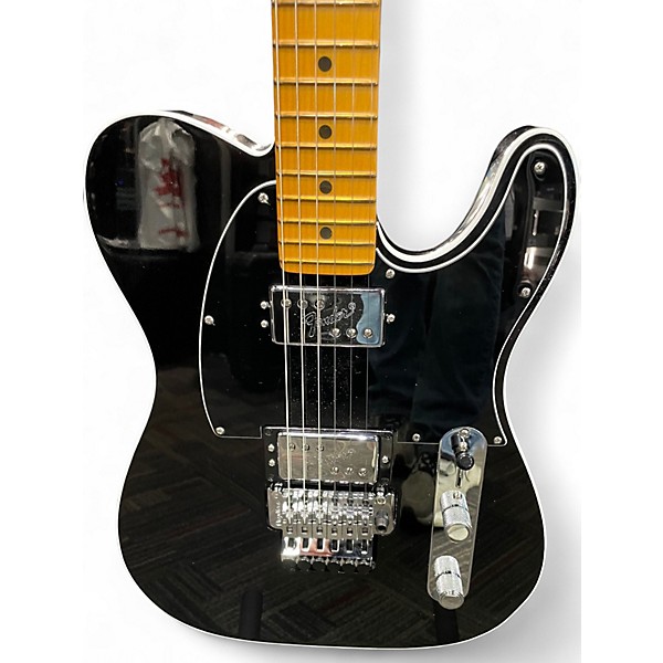 Used Fender American Ultra Luxe Telecaster Mystic Black Solid Body Electric Guitar