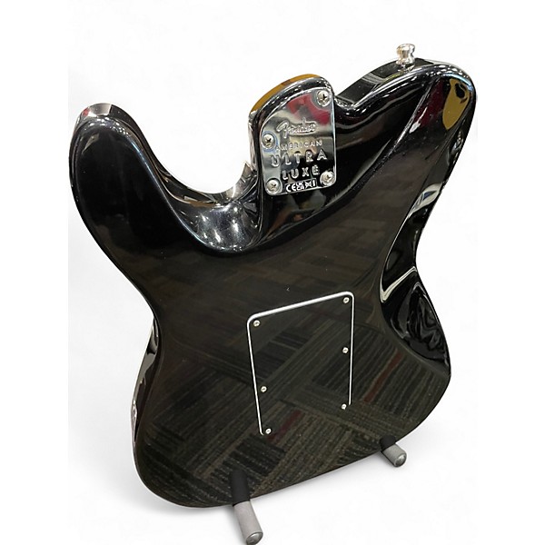 Used Fender American Ultra Luxe Telecaster Mystic Black Solid Body Electric Guitar