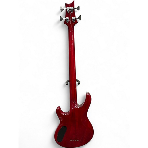 Used PRS SE Kingfisher Scarlett Red Electric Bass Guitar