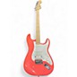 Used Squier Stratocaster HSS CORAL Solid Body Electric Guitar thumbnail