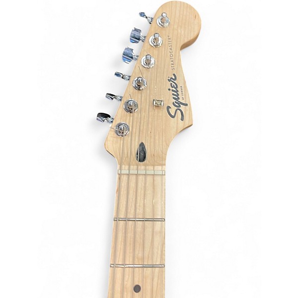 Used Squier Stratocaster HSS CORAL Solid Body Electric Guitar
